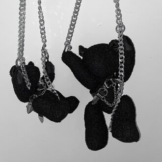 Mode Beer Vrouwelijke Punk Stijl Tassen Schoudertas Voor Adolescente Meisjes klein