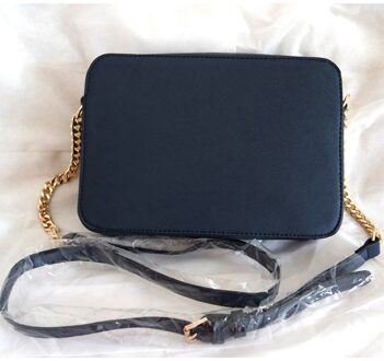 Mode Beroemde Tas Vrouwen Handtassen Pu Lederen Portemonnee En Handtassen Kettingen Crossbody Tassen Voor Vrouwen Flap Schoudertas blauw