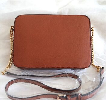 Mode Beroemde Tas Vrouwen Handtassen Pu Lederen Portemonnee En Handtassen Kettingen Crossbody Tassen Voor Vrouwen Flap Schoudertas bruin