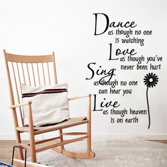 Mode Brief Wall Art Decal Sticker Muurstickers Voor Woonkamer Verwijderbare Vinyl Home Decor Muurschildering Slaapkamer