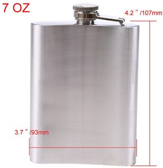 Mode Creatieve Sales Rvs Heupfles Liquor Alcohol Whiskey Pocket Wijn Fles 7 8 10 Oz 7 oz