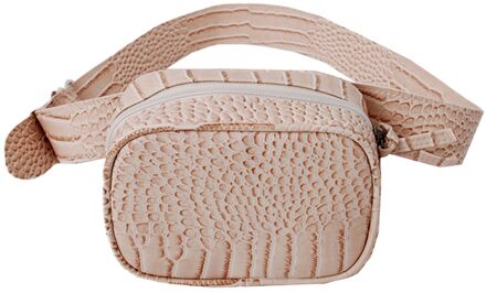 Mode Dames Riem Borst Zak Taille Packs Schouder Messenger Heuptas Vrouwen Serpentine Zwart/Bruin Krokodil Patroon Grijs/kaki khaki