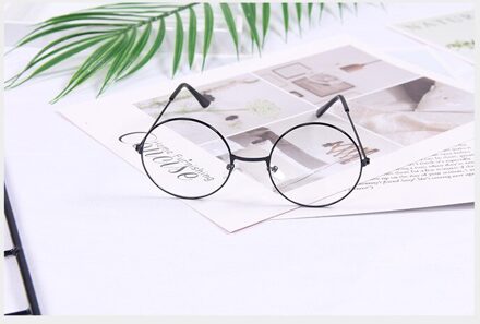 Mode Decoratie Ins Eenvoudige Stijl Zwart Frame Bril Voor Foto Studio Accessoires Fotografie Props