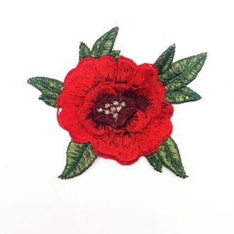 Mode Diy Applique Water Oplosbare Borduurwerk Kostuum Decoratie Dimensionale Kleurrijke Decals Applique Accessoires