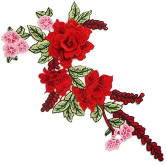 mode DIY applique Water oplosbare borduurwerk kostuum decoratie patch Kleurrijke decals accessoires 1