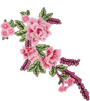 mode DIY applique Water oplosbare borduurwerk kostuum decoratie patch Kleurrijke decals accessoires 3