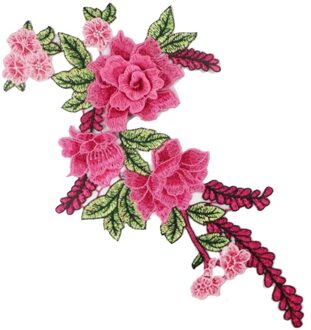 mode DIY applique Water oplosbare borduurwerk kostuum decoratie patch Kleurrijke decals accessoires 6