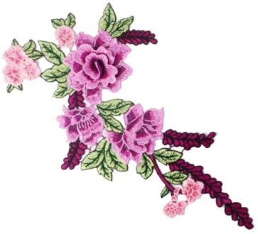 mode DIY applique Water oplosbare borduurwerk kostuum decoratie patch Kleurrijke decals accessoires 7