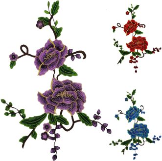 mode DIY applique Water oplosbare borduurwerk kostuum decoratie patch Kleurrijke decals applique accessoires 2