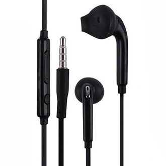 Mode Draagbare Wired 3.5 Mm Jack In-Ear Headset Duurzaam Stereo Bas Oordopjes Oortelefoon Met Microfoon Voor Samsung Galaxy s6 2 stk