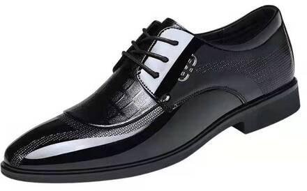 Mode Dress Mannen Schoenen Klassieke Lederen Herenpakken Schoenen Mode Slip Op Kleding Schoenen Mannen Oxfords Size 38-45 42
