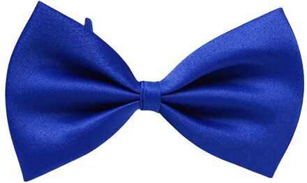 Mode Effen Kleur Baby Kids Tie Verstelbare Stropdas Bowtie Party Fotografie Props saffier blauw