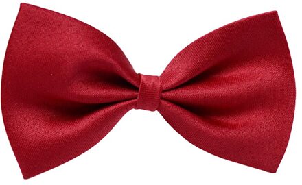 Mode Effen Kleur Baby Kids Tie Verstelbare Stropdas Bowtie Party Fotografie Props wijn rood