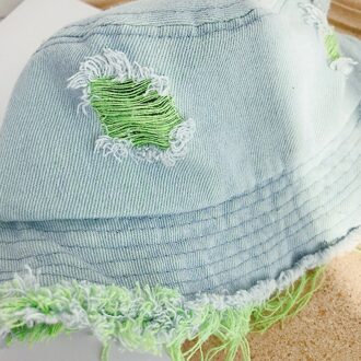 Mode Emmer Hoed Voor Kinderen Outdoor Sport Hip Hop Cap Gewassen Denim Zomer Katoen Vissen Zonnehoed Panama Voor Jongens meisjes