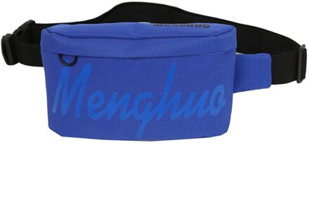 Mode fanny pack voor vrouwen Casual Dames Zakken heuptas Mode vrouwen riem tas Unisex sac banaan femme blauw