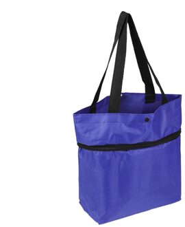 Mode Gevouwen Winkelwagen Draagbare Bagage Wagen Gevouwen Sleepboot Zak Inklapbare Winkelwagentje Groenten Organizer Trolley Auto rood