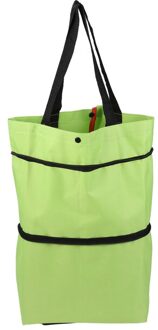 Mode Gevouwen Winkelwagen Draagbare Bagage Wagen Gevouwen Sleepboot Zak Inklapbare Winkelwagentje Groenten Organizer Trolley Auto