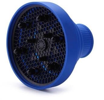 Mode Haardroger Diffuser Cover Siliconen Opvouwbare Haar Cover Kapsalon Curly Styling Haarverzorging Blauw
