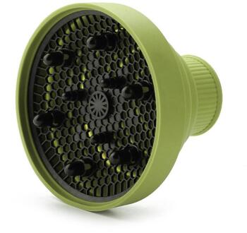 Mode Haardroger Diffuser Cover Siliconen Opvouwbare Haar Cover Kapsalon Curly Styling Haarverzorging Groen