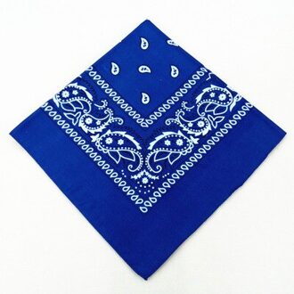 Mode Hip Hop Bandana Vierkante Sjaal 55Cm * 55Cm Zwart Rood Paisley Hoofdband Gedrukt Voor Vrouwen/mannen/Jongens/Meisjes 13