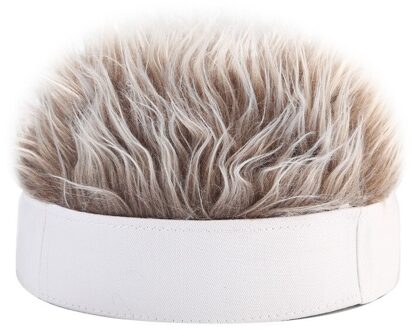 Mode Hoed Straat Stijl Dagelijks Decoratieve Hoed Winter Hoed Creatieve Hoed wit en bruin