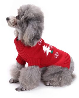 Mode Hond Winter Kostuum Warme Kerst Trui Kerstboom Huisdier Kleding (Maat Xs) XXL