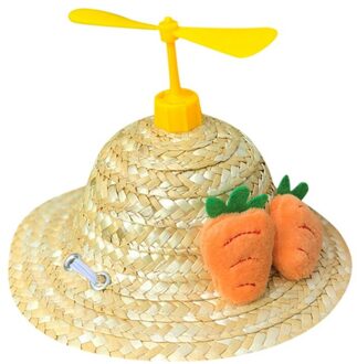 Mode Huisdier Geweven Strooien Hoed Voor Kat Zonnehoed Sombrero Voor Kleine Honden En Katten Beach Party Stro Kostuum Accessoires te Handelen Leuke Blauw