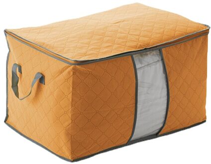 Mode Huishoudelijke Artikelen Opbergzakken Organisator Kleding Quilt Afwerken Zak Pouch Quilts Deken Rits Opbergtas Oranje