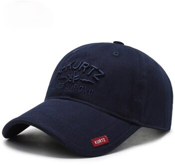 Mode Jeugd Hoed Mannen En Najaar Baseball Cap Soft Top Cap Tij Outdoor Leisure Zonnehoed marine