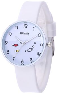 Mode Kinderen Studenten Horloges Kinderen Kids Horloge Jongens Meisjes Casual Cartoon Vis Quartz Polsband Kids t 1