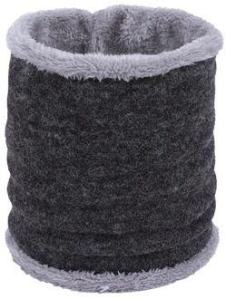 Mode Kinderen Winter Sjaal Dames Sjaals Warme Dikke Fluwelen Jongens En Meisjes Katoen O Ring Sjaal Man En Vrouwen hals Kraag dak grijs