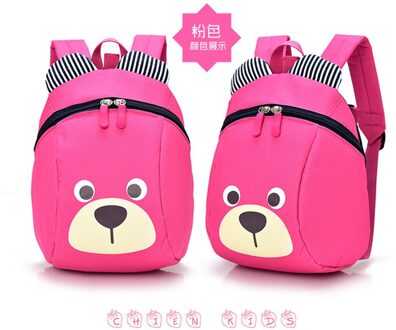 Mode Kleine Jongens Meisjes Peuter Rits School Rugzak Kids Kinderen Super Leuke Cartoon Boekentas Roze