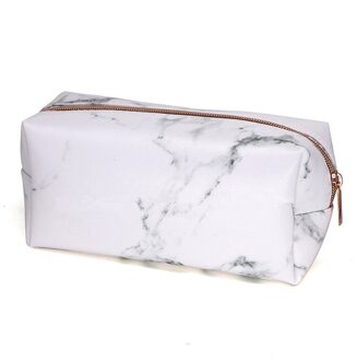 Mode Kosmetyczka Marmer Make-Up Tas Vrouwen necessaire feminina Draagbare Tote Toilettas Organizer Beauty Case Cosmetische Tas Marble-roos goud