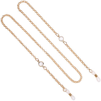 Mode Kralen Brillen Chain Dames Zonnebril Ketting Metalen Brillen Houder Lanyards Glazen Retainer Strap Accessoires BZ1363