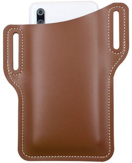 Mode Lederen Riem Loop Mannen Mobiel Loop Holster Case Riem Taille Tas Rekwisieten Lederen Portemonnee Telefoon Portemonnee 02