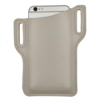 Mode Lederen Riem Loop Mannen Mobiel Loop Holster Case Riem Taille Tas Rekwisieten Lederen Portemonnee Telefoon Portemonnee 09