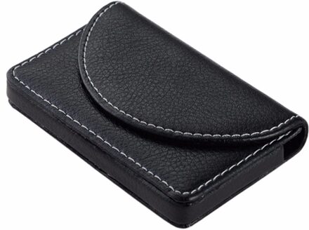 Mode Lederen Visitekaartje Case voor Mannen Credit Card Pakket Dubbele Open ID Kaarthouder Visitekaartje Case Houders # r25