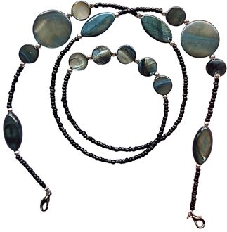 Mode Leesbril Keten Voor Vrouwen Shell Kralen Zonnebril Snoeren Kralen Lenzenvloeistof Lanyard Hold Bandjes Black Eyewear Retainer 498540