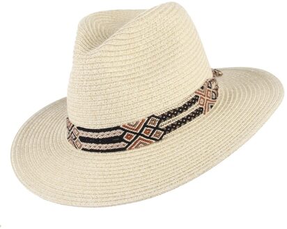 Mode Lente Zomer Hoeden Voor Mannen Retro Nationale Stijl Panama Top Hoed Bescherming Zon Strooien Hoed Heren Zomer Hoeden Beige