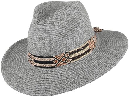 Mode Lente Zomer Hoeden Voor Mannen Retro Nationale Stijl Panama Top Hoed Bescherming Zon Strooien Hoed Heren Zomer Hoeden grijs