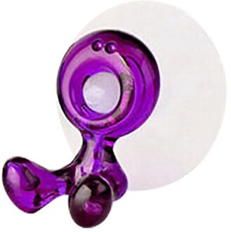 Mode Leuke tandenborstelhouder Cartoon Toiletartikelen Tandpasta Houder Muur Zuig Badkamer Sets cup tandenborstel container # F paars