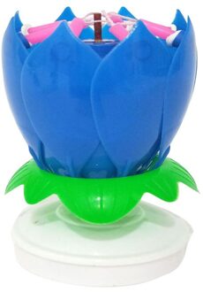 Mode Lotus Bloem Festival Muziek Verjaardagstaart Kaarsen Decoratieve Music Party