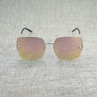 Mode Luipaard Randloze Clear Bril Mannen Transparante Steen Leesbril Frame Luxe Eyewear Accessoires Retro Oculos 086 goud roze / goud kader