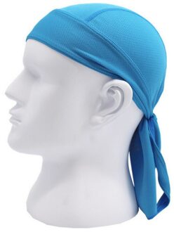 Mode Mannen Cool Beanie Snood Piraat Hoed Workout Fietsen Fiets Magic Hoofdband Quick Dry Bandana Hoeden Lxh Blauw