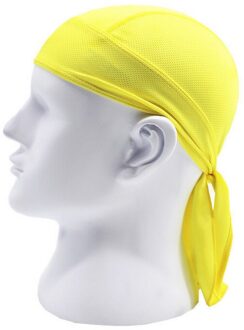 Mode Mannen Cool Beanie Snood Piraat Hoed Workout Fietsen Fiets Magic Hoofdband Quick Dry Bandana Hoeden Lxh geel