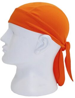 Mode Mannen Cool Beanie Snood Piraat Hoed Workout Fietsen Fiets Magic Hoofdband Quick Dry Bandana Hoeden Lxh Oranje