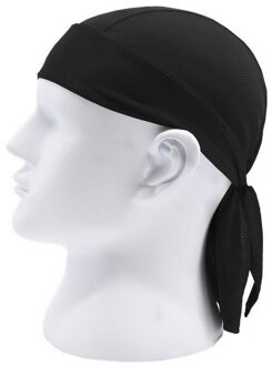 Mode Mannen Cool Beanie Snood Piraat Hoed Workout Fietsen Fiets Magic Hoofdband Quick Dry Bandana Hoeden Lxh zwart