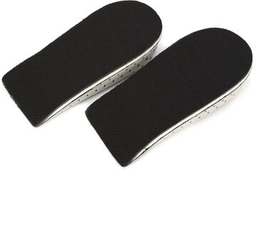 Mode Mannen Vrouwen Adem Schoen Binnenzool Luchtkussen Hak Insert Verhoog Taller Hoogte Lift Toegenomen Inlegzolen 3cm