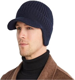 Mode Mannen Warme Oorbeschermers Dikker Oor-Fladderde Hoed Faux Fur Cap Winter Faux Fur Thundercap Sombrero De hombre Шапка marine