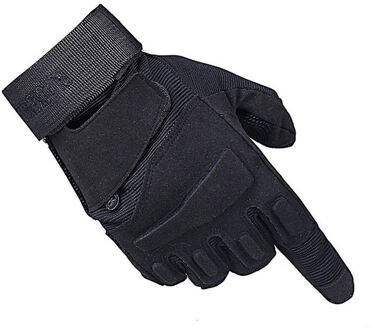 Mode Mannen Winter Warm Slijtvaste Sport Handschoenen Handschoenen Running Fietsen Ml Xl zwart / L